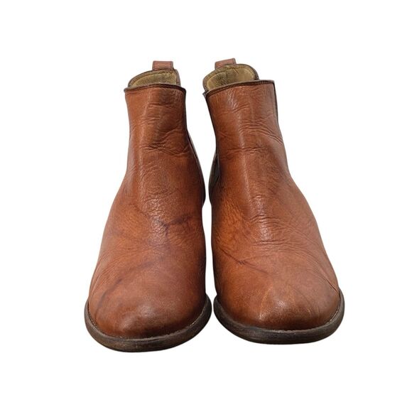 Frye Jackie Gore Women’s Size 9 B Brown Leather Stitching Horse Boots (HF25) - Picture 2 of 10